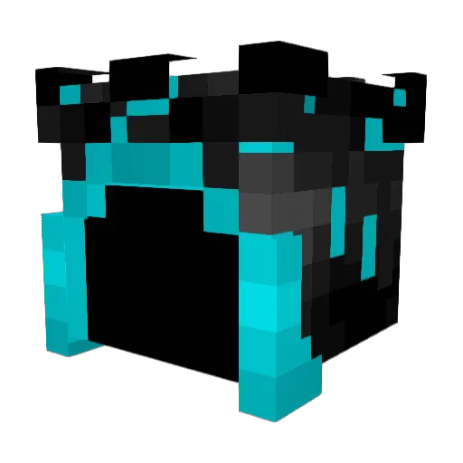 Kamugai Minecraft avatar head, 3D render