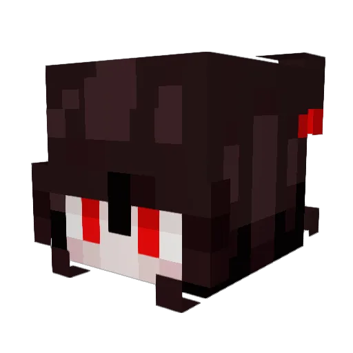 Kamukura__ Minecraft avatar head, 3D render