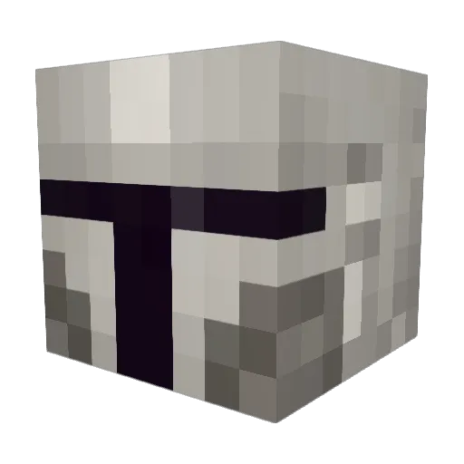 Kamulus Minecraft avatar head, 3D render