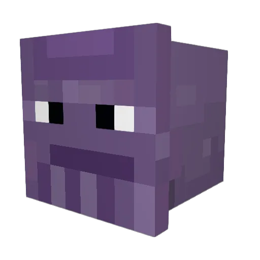 KanKonKi Minecraft avatar head, 3D render