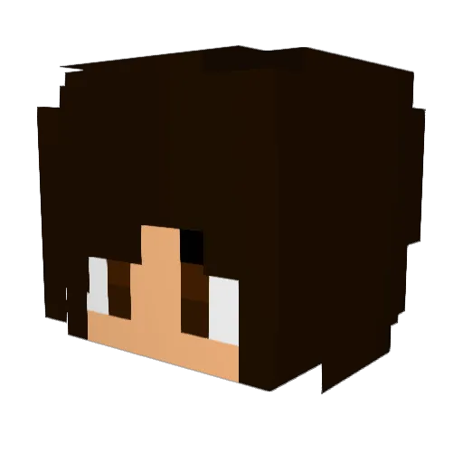 KanOfSoda Minecraft avatar head, 3D render