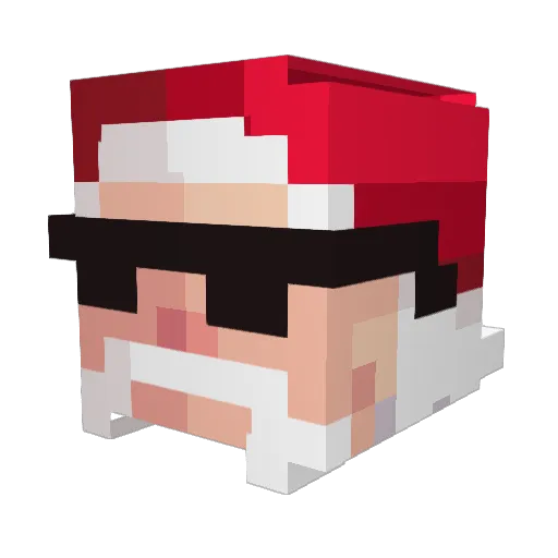 KanadaKai Minecraft avatar head, 3D render