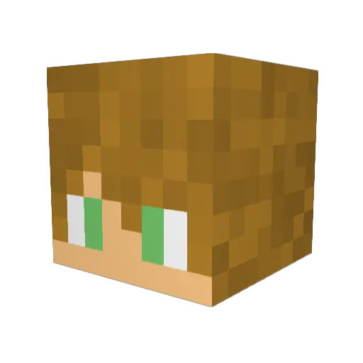Kanadaofthedead Minecraft avatar head, 3D render