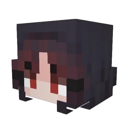 KananDreamer Minecraft avatar head, 3D render