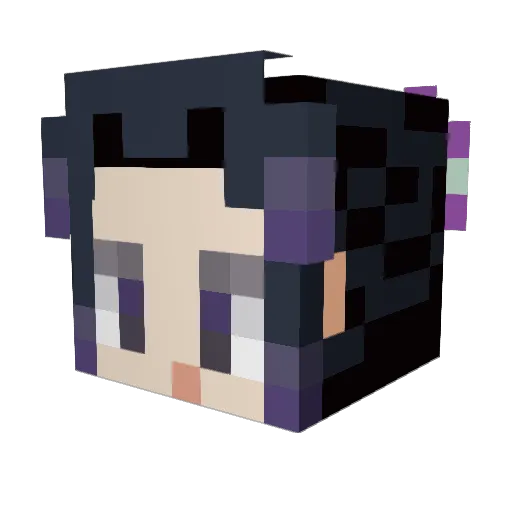 Kanaoinp0806 Minecraft avatar head, 3D render