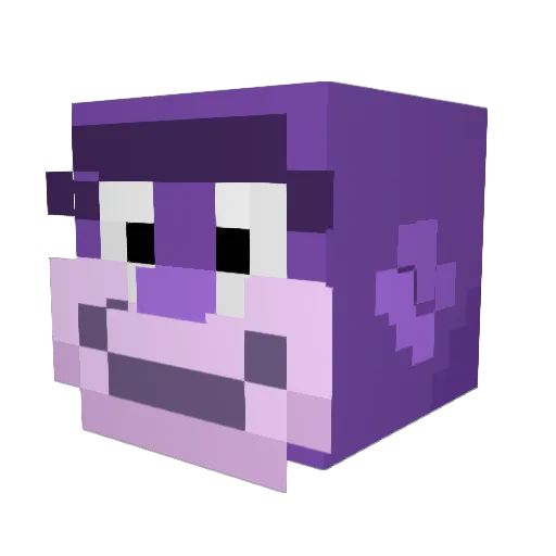 Kanato147 Minecraft avatar head, 3D render