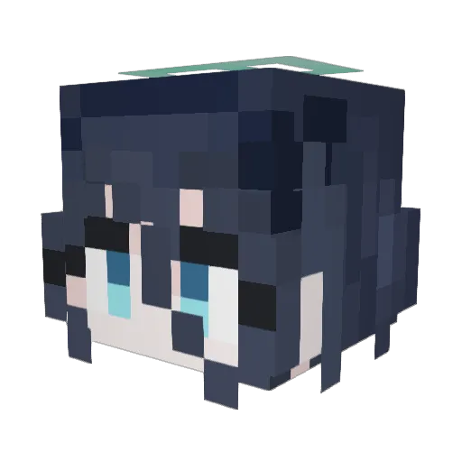 Kancheong54 Minecraft avatar head, 3D render