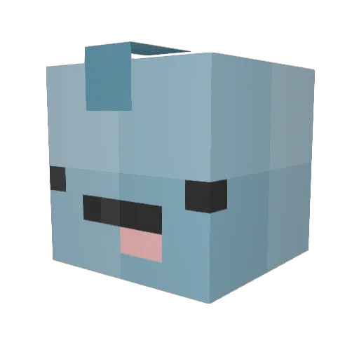 Kandulidechipz Minecraft avatar head, 3D render