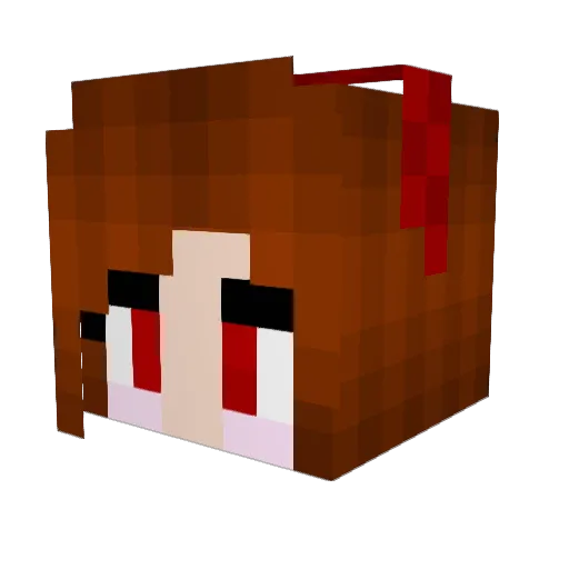 KandyKoala Minecraft avatar head, 3D render