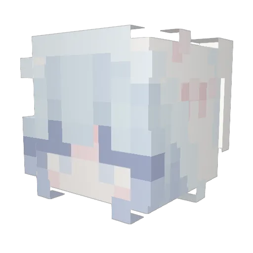 KandyMod8 Minecraft avatar head, 3D render