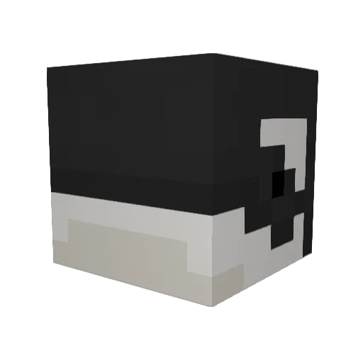 KandyxKat Minecraft avatar head, 3D render