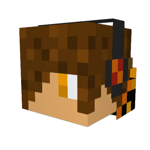 Kane1609 Minecraft avatar head, 3D render