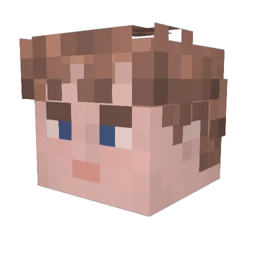 Kane6406 Minecraft avatar head, 3D render