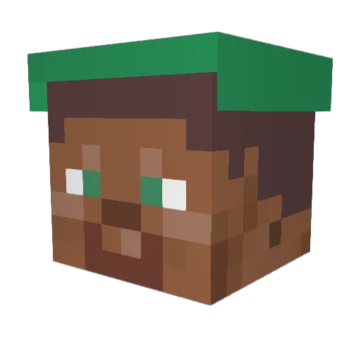 KaneChr0nicles Minecraft avatar head, 3D render