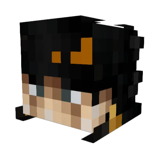 KaneMeadows Minecraft avatar head, 3D render