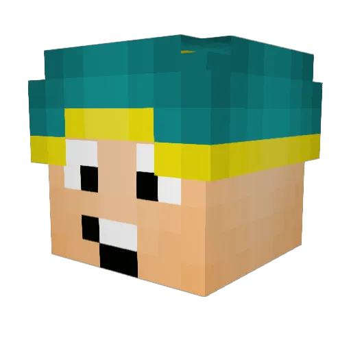 KanecraftStar23 Minecraft avatar head, 3D render