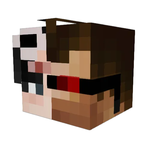 KanehTGaKILL Minecraft avatar head, 3D render