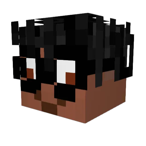 KanelJoseph Minecraft avatar head, 3D render