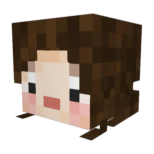Kanel_gifflar Minecraft avatar head, 3D render