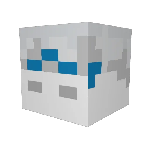 KanexESP Minecraft avatar head, 3D render