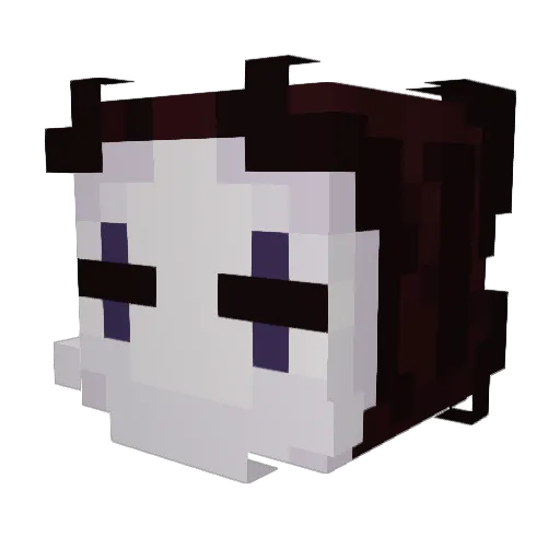Kang3ro Minecraft avatar head, 3D render