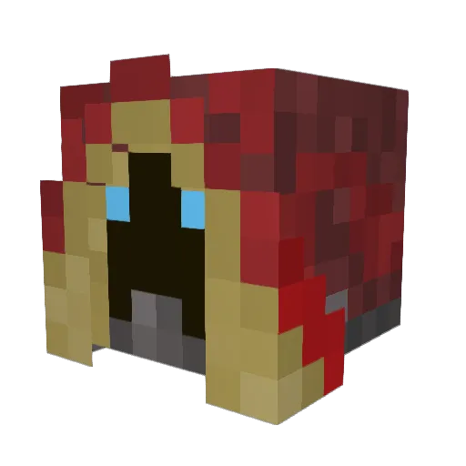 Kang_Prawn Minecraft avatar head, 3D render