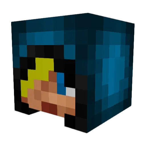 Kanga0932 Minecraft avatar head, 3D render
