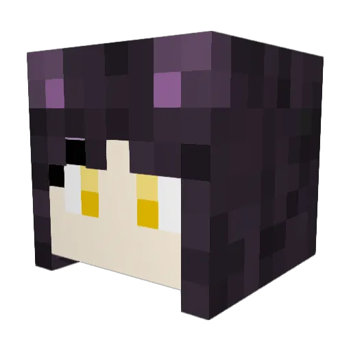 KangaRwby Minecraft avatar head, 3D render