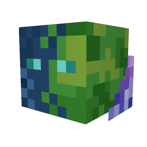 Kangaboo_ Minecraft avatar head, 3D render