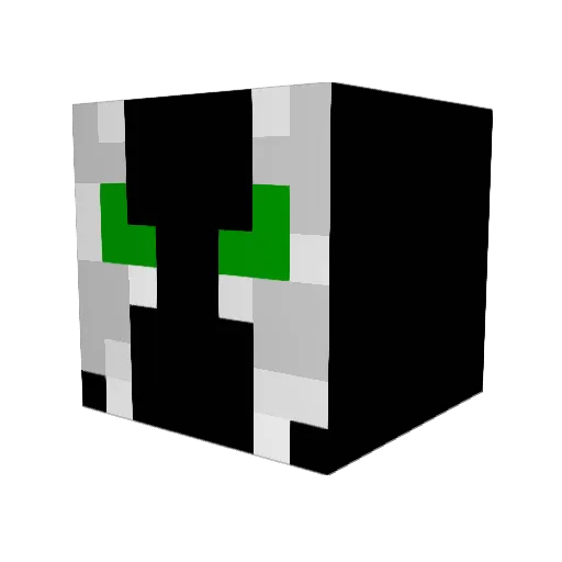 Kangilesh Minecraft avatar head, 3D render