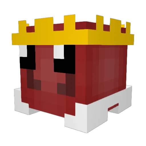 Kangreko Minecraft avatar head, 3D render