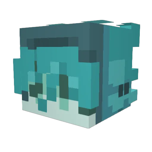 Kangster54 Minecraft avatar head, 3D render