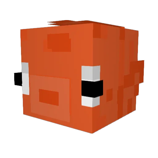 Kanik_Sama Minecraft avatar head, 3D render