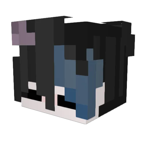 Kanik__ Minecraft avatar head, 3D render