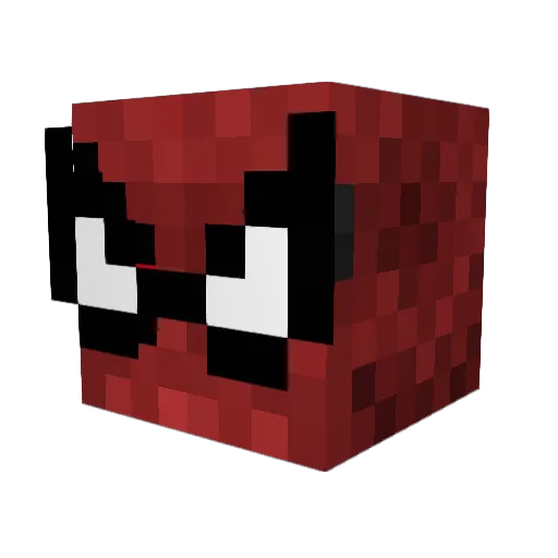KaniloManilo Minecraft avatar head, 3D render