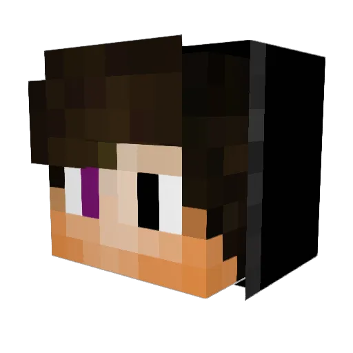 Kanistra_k Minecraft avatar head, 3D render