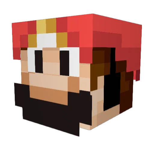 Kankuro867 Minecraft avatar head, 3D render
