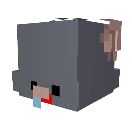 KannaS2 Minecraft avatar head, 3D render