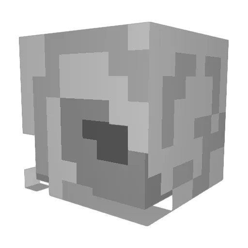 Kanny99 Minecraft avatar head, 3D render