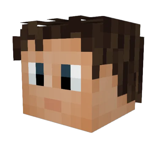 Kano79 Minecraft avatar head, 3D render
