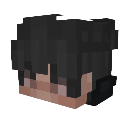 Kano_sky1 Minecraft avatar head, 3D render