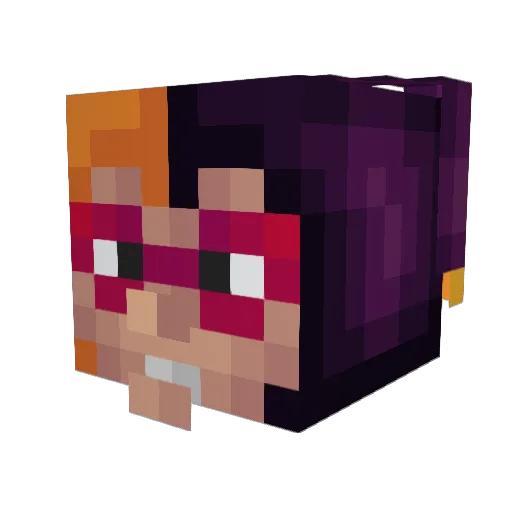 Kanon_Oliver Minecraft avatar head, 3D render