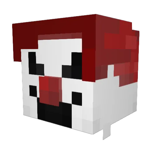 Kanoux_ Minecraft avatar head, 3D render