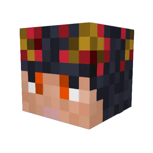 Kanox98 Minecraft avatar head, 3D render