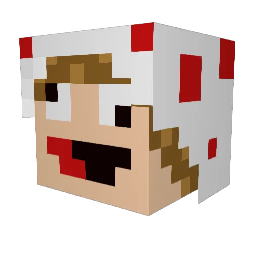 KantenKeksKuchen Minecraft avatar head, 3D render