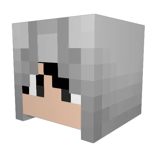 Kantos_Kan Minecraft avatar head, 3D render