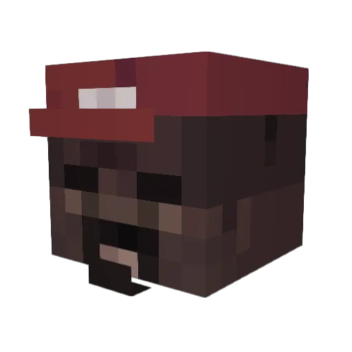 KanyeOmar1West Minecraft avatar head, 3D render