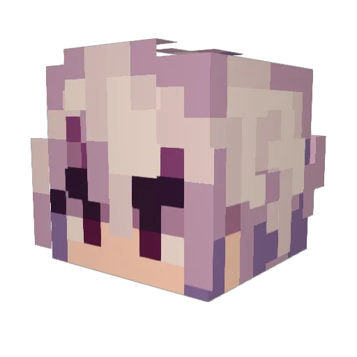 Kanzan99 Minecraft avatar head, 3D render