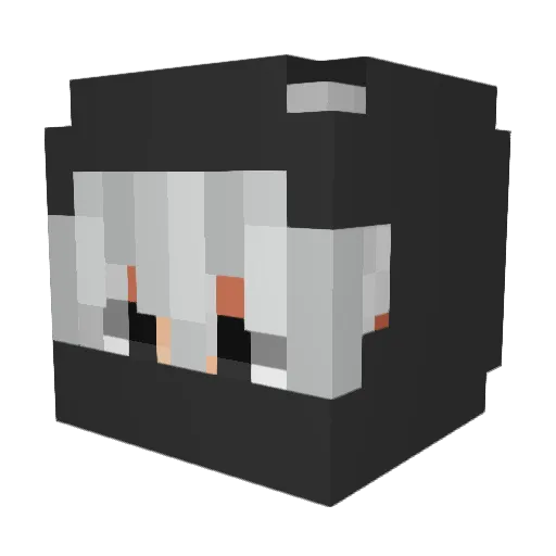 Kanzn2710 Minecraft avatar head, 3D render