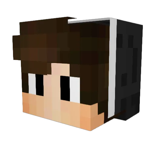 Kaola_YT Minecraft avatar head, 3D render
